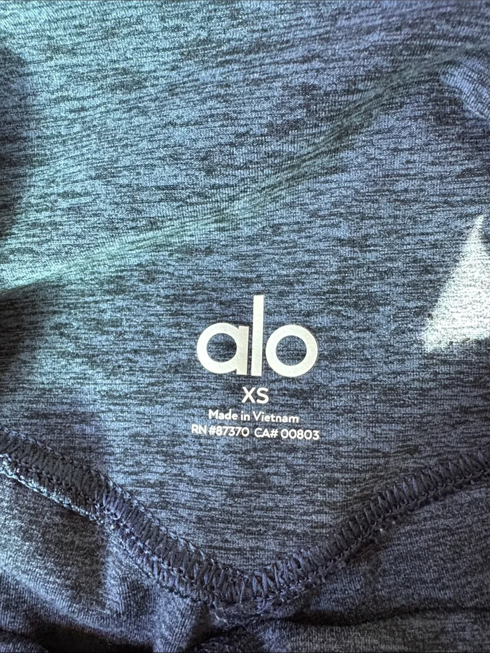 ALO Yoga Navy Heather Lounge Alosoft Leggings - XS